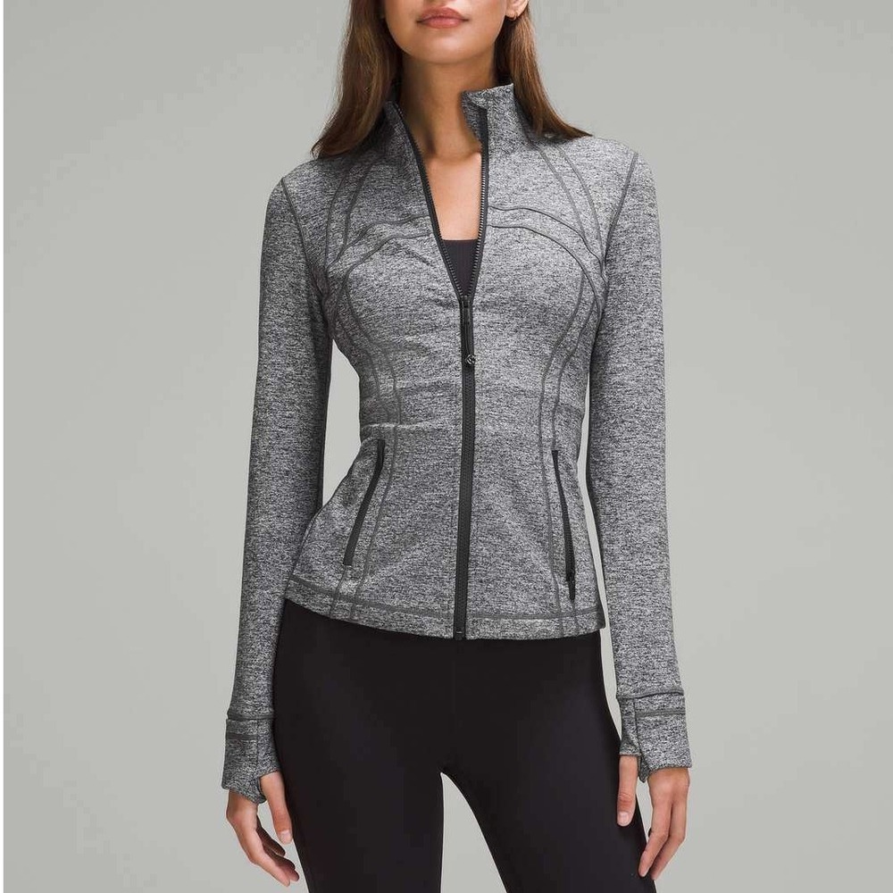 Lululemon Define Jacket Luon Heathered Black Womens 6